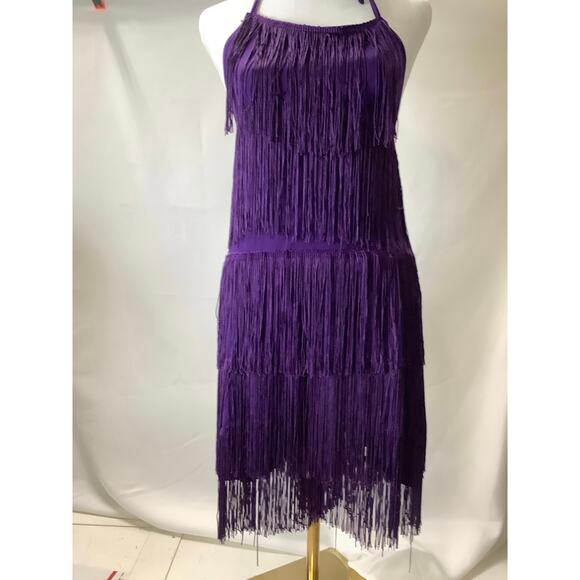 Flapper Party Dress   20's style.   B160 Large - Picture 2 of 6